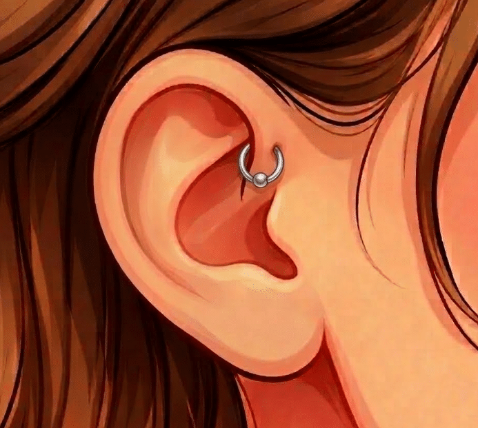 עגיל הליקס קדמי (Forward Helix)