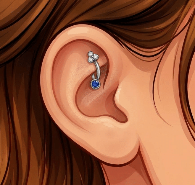 עגיל רוק (Rook)