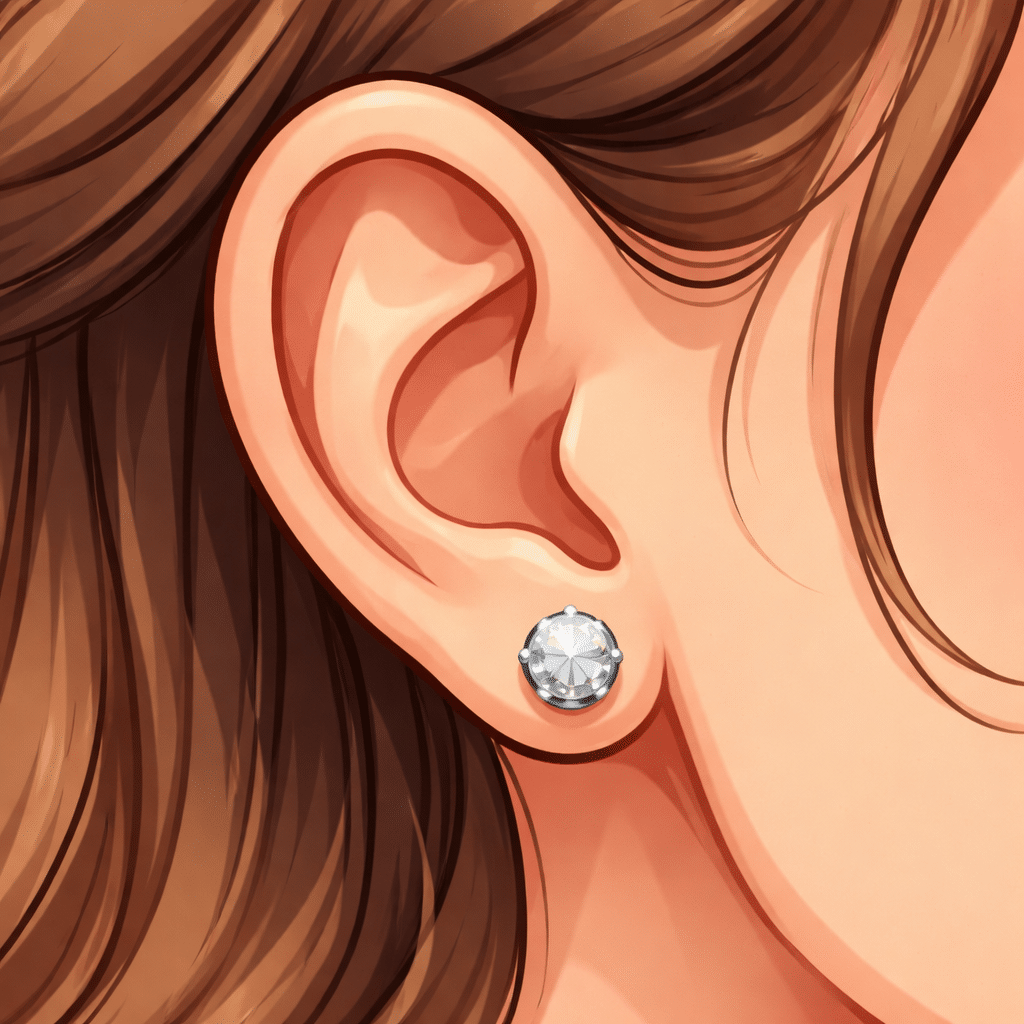 עגיל תנוך (Lobe)