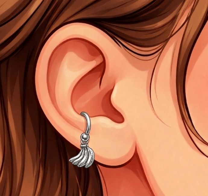 עגיל תנוך עליון (Upper Lobe)