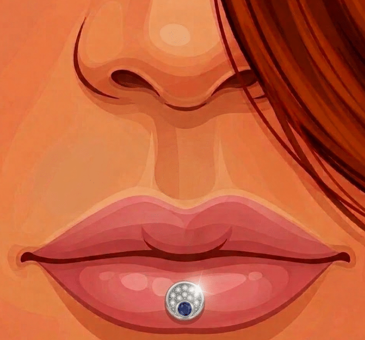 עגיל לברט (Labret)